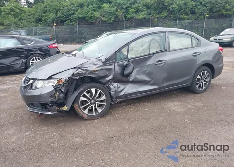 2013 Honda Civic Exl из США, поврежденный, VIN 19XFB2F99DE253739